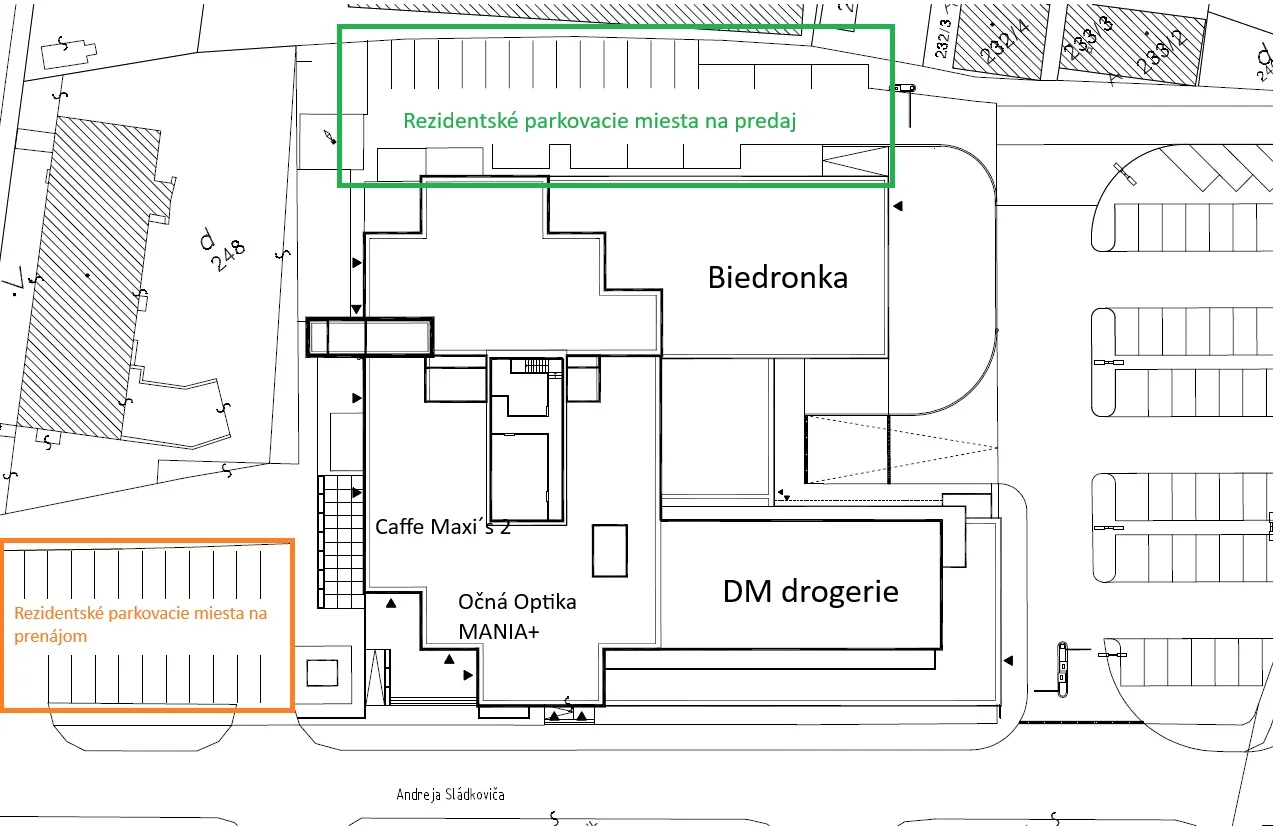 Galéria — budova parking